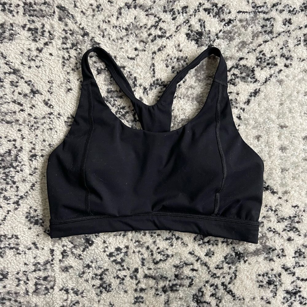 Large Black IKEEP Strappy sports bra